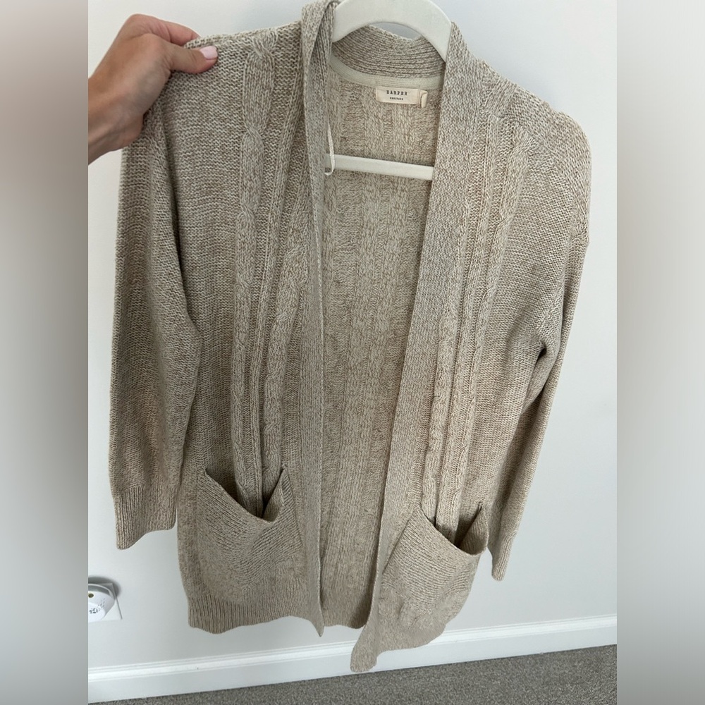 Brown / tan cardigan